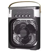 Summer Multifunctional Desktop Fan Air Humidifier Five - hole Spray Fan 3 In 1 Silent Air Cooler Portable Practical Cooling Fan - WAREHOUSE SHOP