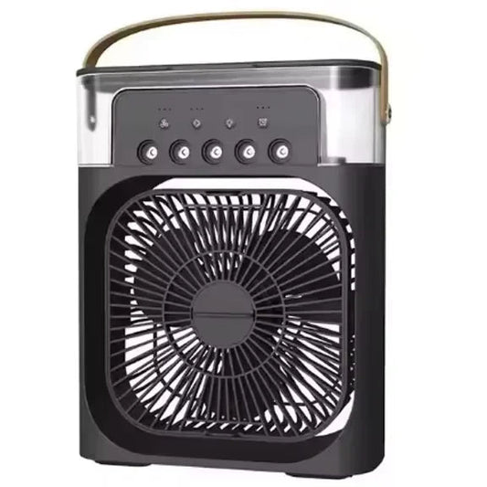 Summer Multifunctional Desktop Fan Air Humidifier Five - hole Spray Fan 3 In 1 Silent Air Cooler Portable Practical Cooling Fan - WAREHOUSE SHOP