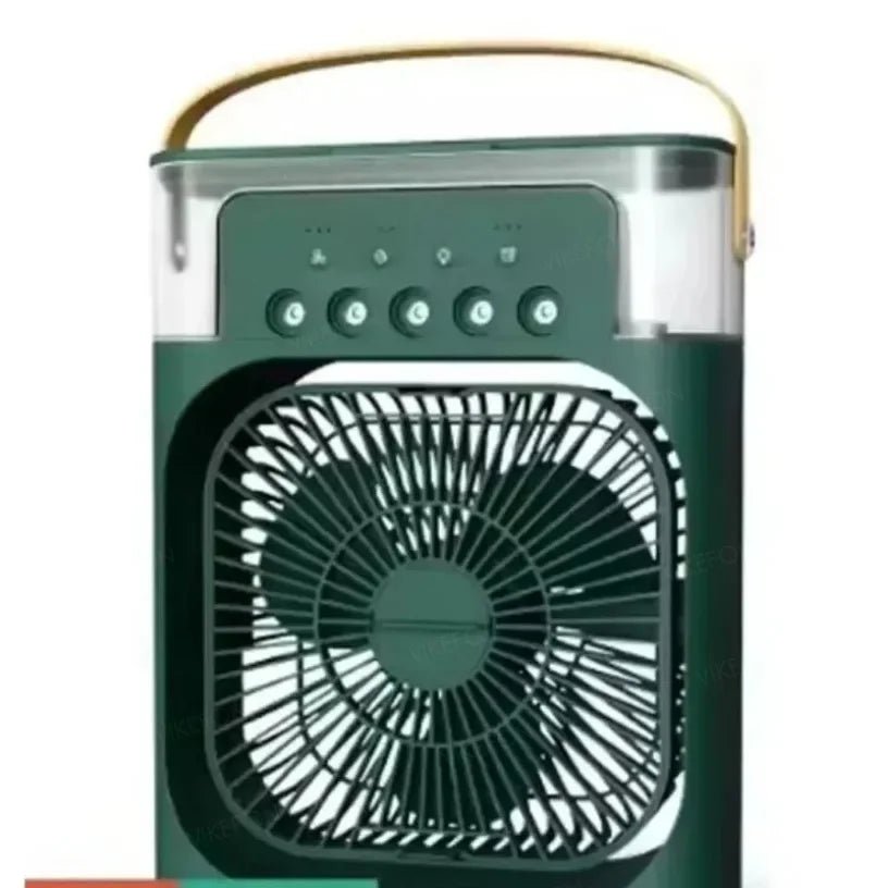 Summer Multifunctional Desktop Fan Air Humidifier Five - hole Spray Fan 3 In 1 Silent Air Cooler Portable Practical Cooling Fan - WAREHOUSE SHOP