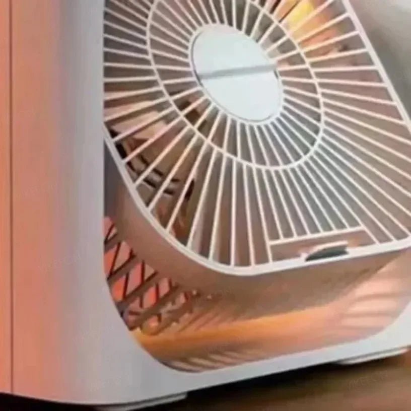 Summer Multifunctional Desktop Fan Air Humidifier Five - hole Spray Fan 3 In 1 Silent Air Cooler Portable Practical Cooling Fan - WAREHOUSE SHOP