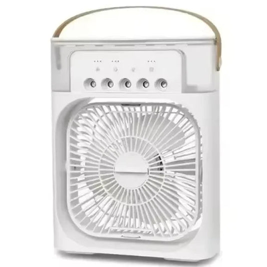 Summer Multifunctional Desktop Fan Air Humidifier Five - hole Spray Fan 3 In 1 Silent Air Cooler Portable Practical Cooling Fan - WAREHOUSE SHOP