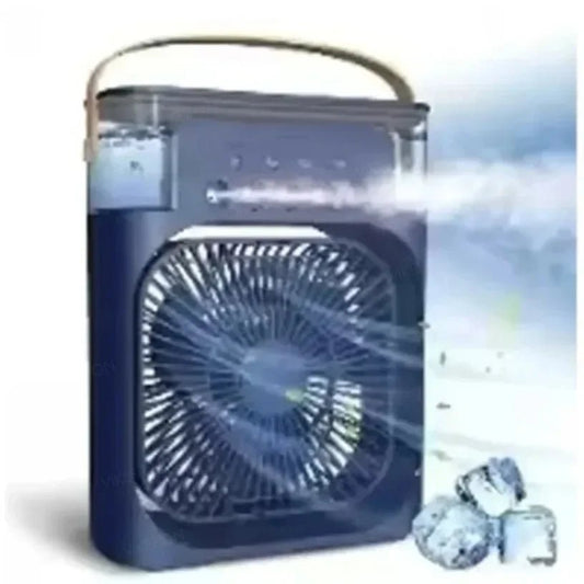 Summer Multifunctional Desktop Fan Air Humidifier Five - hole Spray Fan 3 In 1 Silent Air Cooler Portable Practical Cooling Fan - WAREHOUSE SHOP