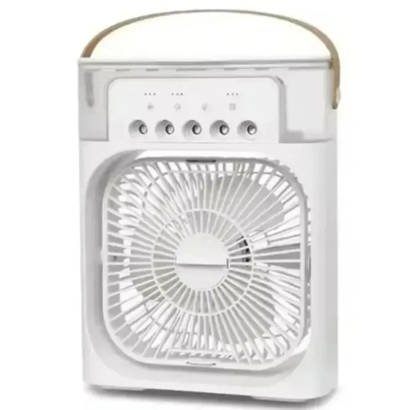 Summer Multifunctional Desktop Fan Air Humidifier Five - hole Spray Fan 3 In 1 Silent Air Cooler Portable Practical Cooling Fan - WAREHOUSE SHOP