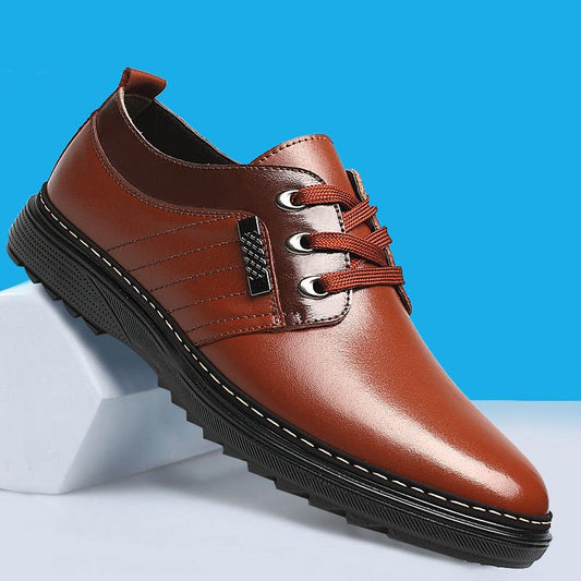 The new shoes shoes fall men's business casual shoes men shoes shoes round British Dad - WAREHOUSE SHOP