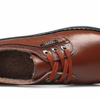 The new shoes shoes fall men's business casual shoes men shoes shoes round British Dad - WAREHOUSE SHOP