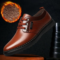 The new shoes shoes fall men's business casual shoes men shoes shoes round British Dad - WAREHOUSE SHOP