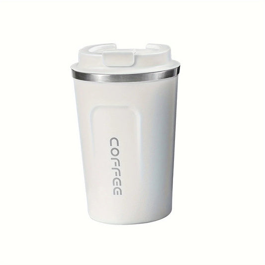 Thermo Cafe Car Thermos Mug for Tea Water Coffee Leak_Proof Travel Thermo Cup Coffee Mug 380/510ML Double Stainless Steel - WAREHOUSE SHOP