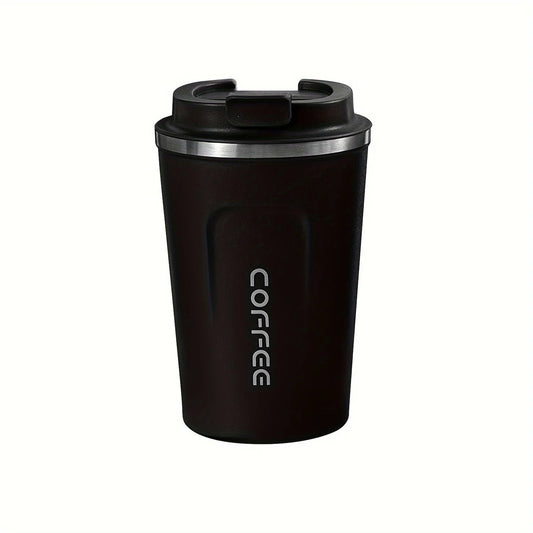 Thermo Cafe Car Thermos Mug for Tea Water Coffee Leak_Proof Travel Thermo Cup Coffee Mug 380/510ML Double Stainless Steel - WAREHOUSE SHOP
