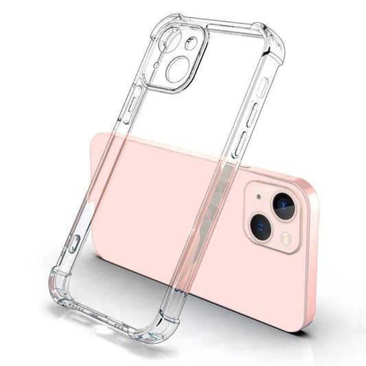 Thick Shockproof Silicone Transparent Phone Case - WAREHOUSE SHOP