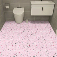 Thick Waterproof Floor Stickers – Self - Adhesive Non - Slip PVC for Bathroom & Kitchen - WAREHOUSE SHOP