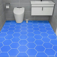 Thick Waterproof Floor Stickers – Self - Adhesive Non - Slip PVC for Bathroom & Kitchen - WAREHOUSE SHOP