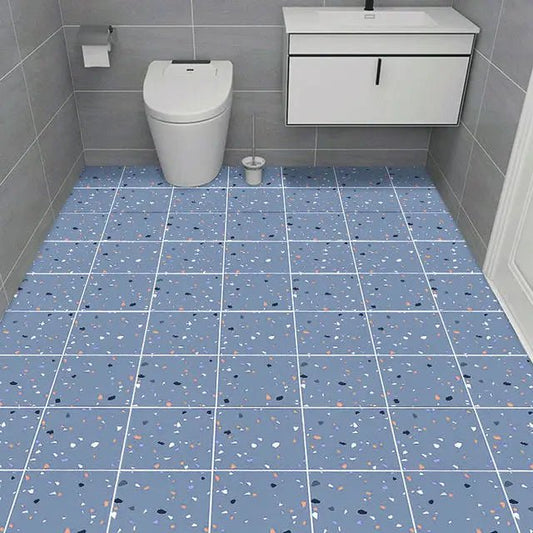 Thick Waterproof Floor Stickers – Self - Adhesive Non - Slip PVC for Bathroom & Kitchen - WAREHOUSE SHOP
