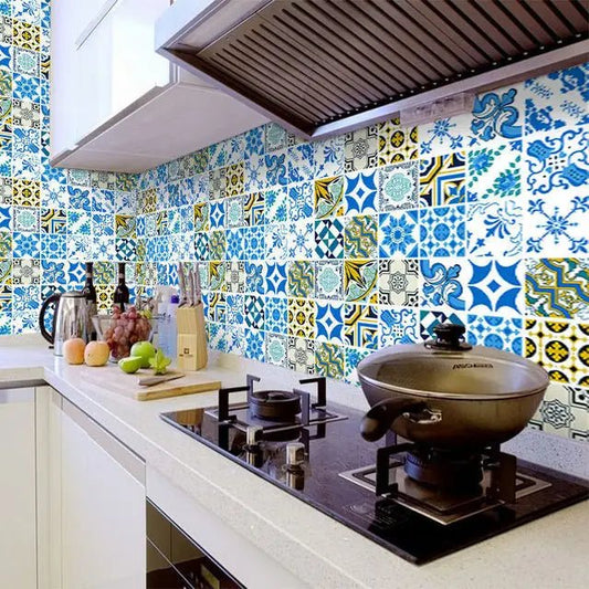 Thick Waterproof Floor Stickers – Self - Adhesive Non - Slip PVC for Bathroom & Kitchen - WAREHOUSE SHOP
