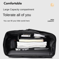 Trendy Brand Backpack Men's Bag Rhombus Laser Reflective Student School Bag Large Capacity Commuter Computer Bag - WAREHOUSE SHOP