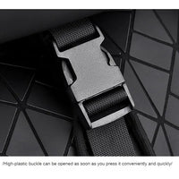 Trendy Brand Backpack Men's Bag Rhombus Laser Reflective Student School Bag Large Capacity Commuter Computer Bag - WAREHOUSE SHOP