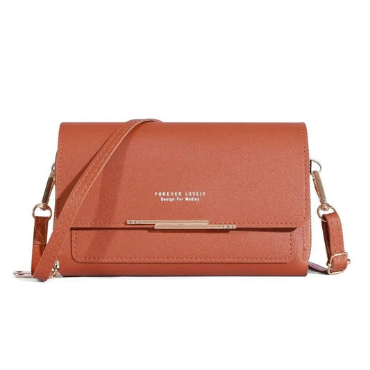 Trendy ladies wallet handbag with Korean design. Multi - card, large capacity shoulder bag – stylish, casual, and perfect for daily fashion. - WAREHOUSE SHOP
