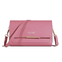 Trendy ladies wallet handbag with Korean design. Multi - card, large capacity shoulder bag – stylish, casual, and perfect for daily fashion. - WAREHOUSE SHOP