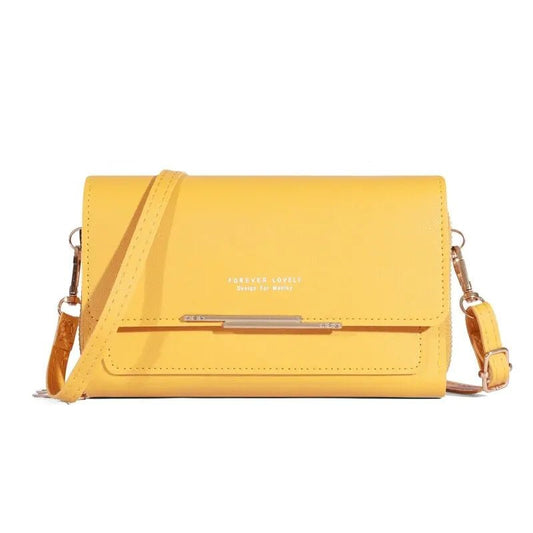Trendy ladies wallet handbag with Korean design. Multi - card, large capacity shoulder bag – stylish, casual, and perfect for daily fashion. - WAREHOUSE SHOP
