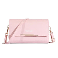 Trendy ladies wallet handbag with Korean design. Multi - card, large capacity shoulder bag – stylish, casual, and perfect for daily fashion. - WAREHOUSE SHOP