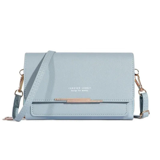Trendy ladies wallet handbag with Korean design. Multi - card, large capacity shoulder bag – stylish, casual, and perfect for daily fashion. - WAREHOUSE SHOP