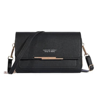 Trendy ladies wallet handbag with Korean design. Multi - card, large capacity shoulder bag – stylish, casual, and perfect for daily fashion. - WAREHOUSE SHOP