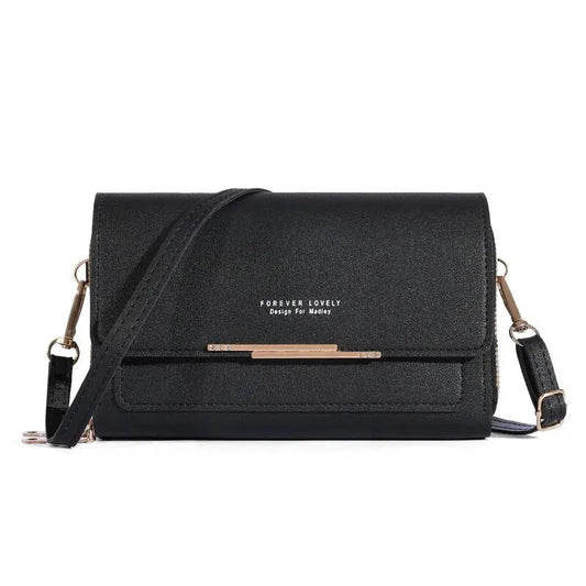 Trendy ladies wallet handbag with Korean design. Multi - card, large capacity shoulder bag – stylish, casual, and perfect for daily fashion. - WAREHOUSE SHOP