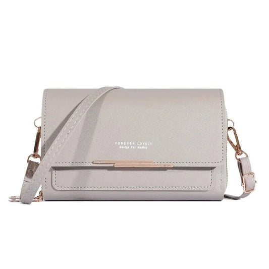 Trendy ladies wallet handbag with Korean design. Multi - card, large capacity shoulder bag – stylish, casual, and perfect for daily fashion. - WAREHOUSE SHOP