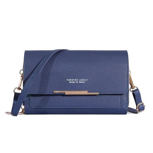 Trendy ladies wallet handbag with Korean design. Multi - card, large capacity shoulder bag – stylish, casual, and perfect for daily fashion. - WAREHOUSE SHOP