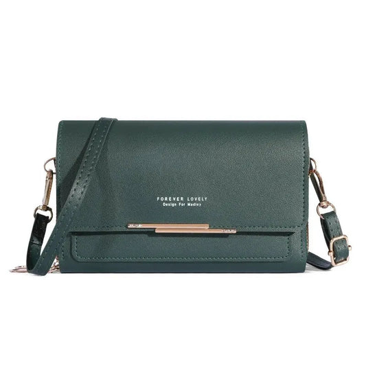 Trendy ladies wallet handbag with Korean design. Multi - card, large capacity shoulder bag – stylish, casual, and perfect for daily fashion. - WAREHOUSE SHOP