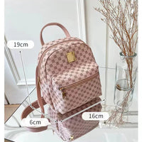 Trendy women’s backpack for students and daily use, ideal for school, shopping, or casual outings with a stylish, durable design. - WAREHOUSE SHOP
