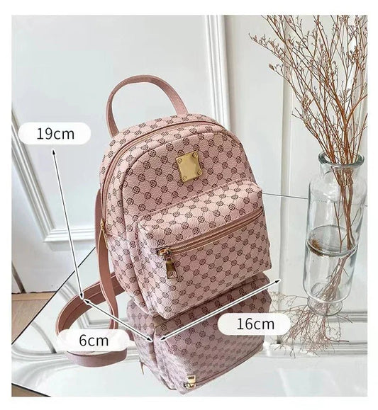 Trendy women’s backpack for students and daily use, ideal for school, shopping, or casual outings with a stylish, durable design. - WAREHOUSE SHOP