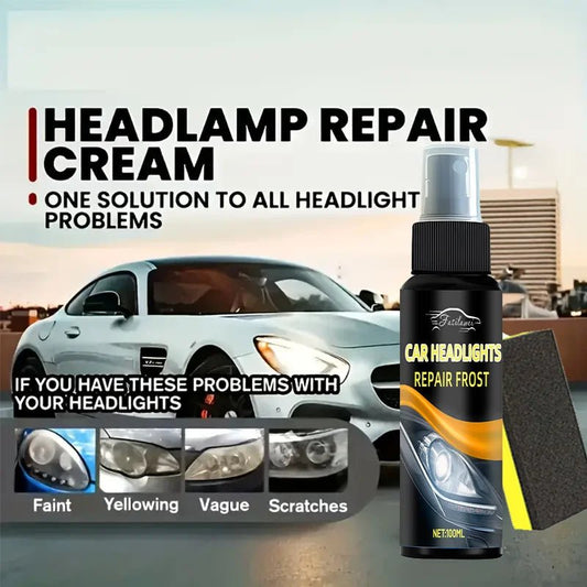 Universal Headlight Restoration Kit - Removes Yellowing&Scratches, Restores Clarity - Car Headlight Lens Polisher&Cleaning Solution - WAREHOUSE SHOP