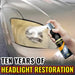 Universal Headlight Restoration Kit - Removes Yellowing&Scratches, Restores Clarity - Car Headlight Lens Polisher&Cleaning Solution - WAREHOUSE SHOP