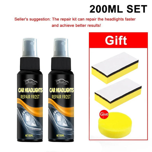 Universal Headlight Restoration Kit - Removes Yellowing&Scratches, Restores Clarity - Car Headlight Lens Polisher&Cleaning Solution - WAREHOUSE SHOP