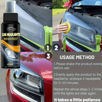 Universal Headlight Restoration Kit - Removes Yellowing&Scratches, Restores Clarity - Car Headlight Lens Polisher&Cleaning Solution - WAREHOUSE SHOP
