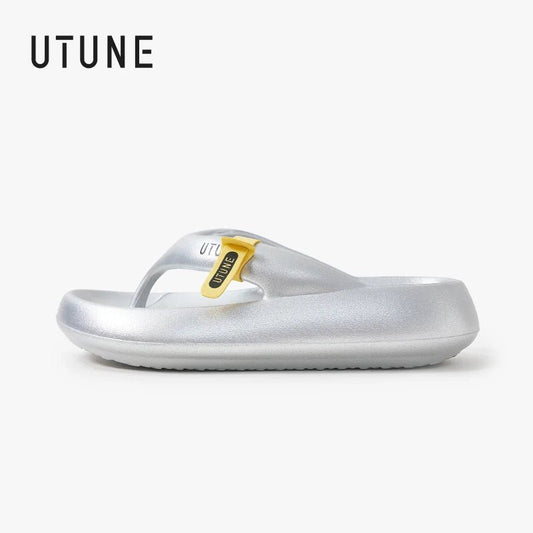 UTUNE Women's Thick Sole Flip Flops - Platform Summer Sandals with Arch Support, Non - Slip Comfortable Beach Slippers Lightweight - WAREHOUSE SHOP