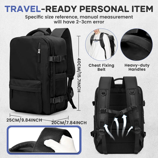 Vacuum Compression Travel Backpack – Large Capacity Foldable Hiking & Laptop Bag - WAREHOUSE SHOP