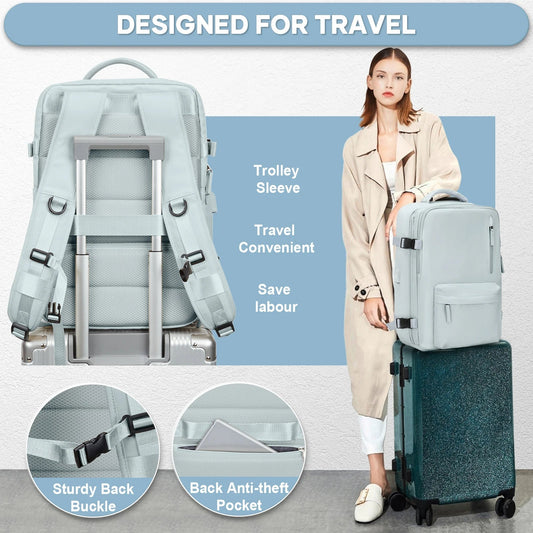 Vacuum Compression Travel Backpack – Large Capacity Foldable Hiking & Laptop Bag - WAREHOUSE SHOP