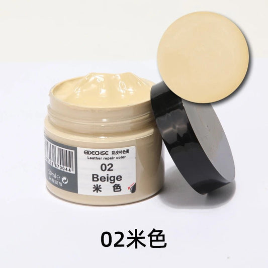Vinyl Leather repair kit for cars, furniture, and clothing. Fix scratches, cracks, holes, and rips with color - matching cream for a seamless finish. - WAREHOUSE SHOP