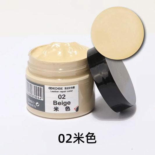Vinyl Leather repair kit for cars, furniture, and clothing. Fix scratches, cracks, holes, and rips with color - matching cream for a seamless finish. - WAREHOUSE SHOP