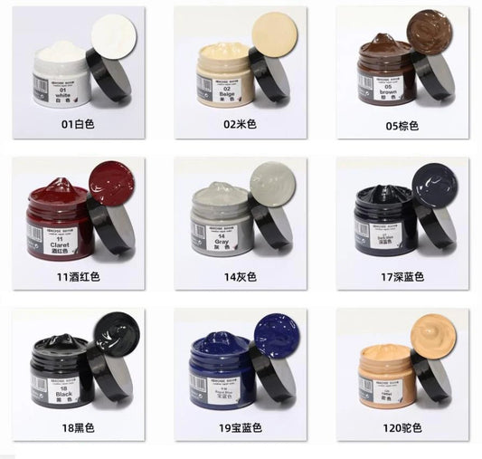 Vinyl Leather repair kit for cars, furniture, and clothing. Fix scratches, cracks, holes, and rips with color - matching cream for a seamless finish. - WAREHOUSE SHOP