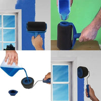 Wall Paint Brush – Self - Priming Large Drum for Smooth Latex Finish - WAREHOUSE SHOP