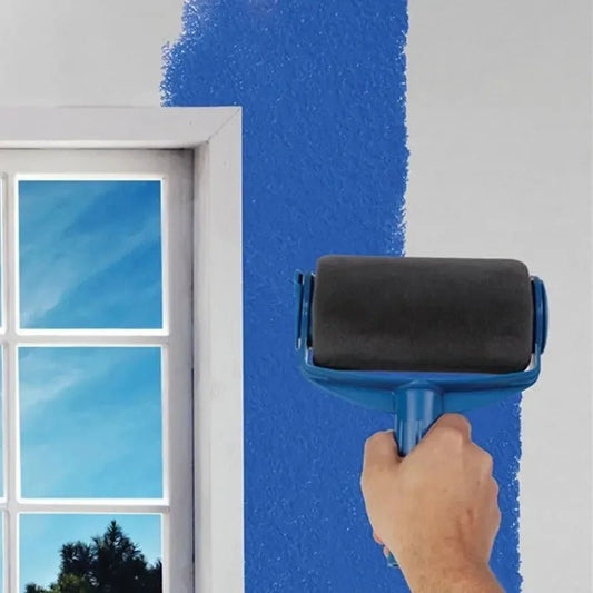 Wall Paint Brush – Self - Priming Large Drum for Smooth Latex Finish - WAREHOUSE SHOP