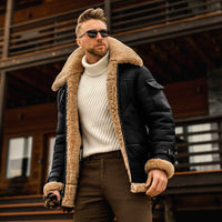 Winter Jacket Mens Military Fleece Warm Jackets Male Fur Collar Coats Army Tactical Jacket - WAREHOUSE SHOP