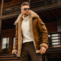 Winter Jacket Mens Military Fleece Warm Jackets Male Fur Collar Coats Army Tactical Jacket - WAREHOUSE SHOP