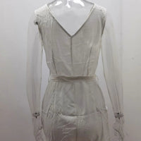Women's Casual V - neck Monochromatic Jumpsuit, Five - Point Shorts, European and American, Summer, New, 2024 - WAREHOUSE SHOP