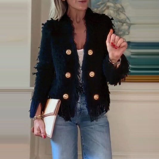 Women’s Elegant Niche Tassel Jacket - WAREHOUSE SHOP