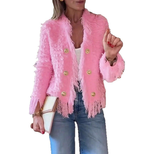 Women’s Elegant Niche Tassel Jacket - WAREHOUSE SHOP