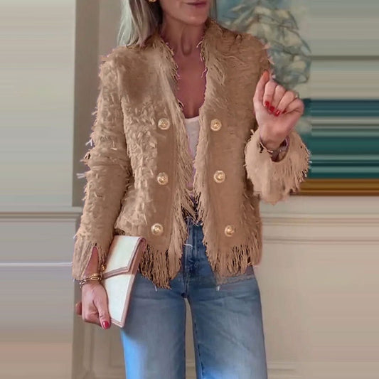 Women’s Elegant Niche Tassel Jacket - WAREHOUSE SHOP