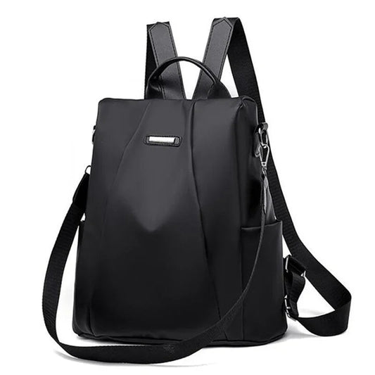 Women’s Nylon Fashion Backpack – Lightweight, Waterproof, Large Capacity, Multi - Functional with Detachable Shoulder Strap - WAREHOUSE SHOP